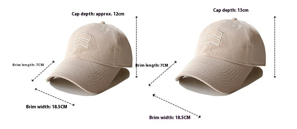 Men’s Baseball Cap – Large Size Breathable Cotton Hat