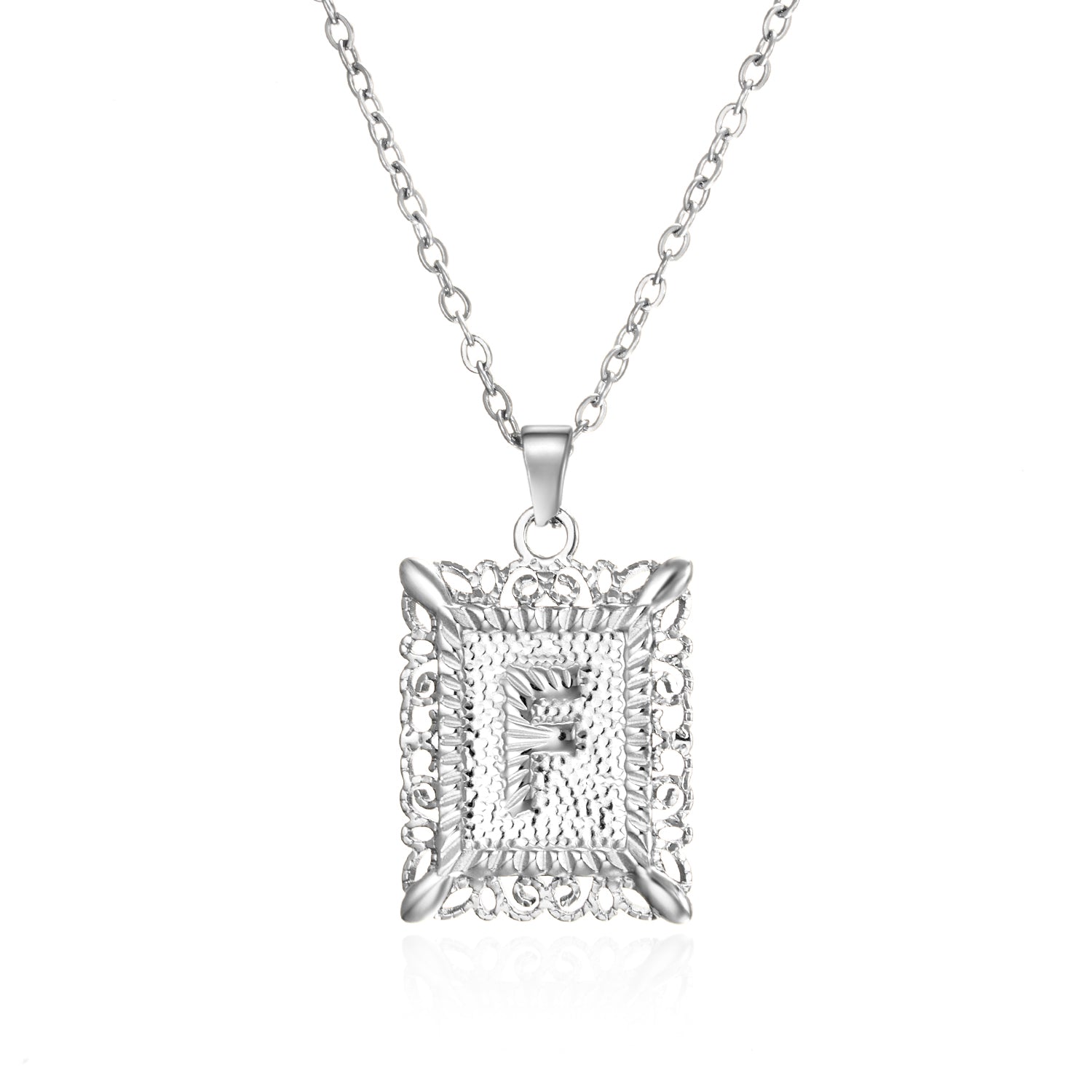 Initial Letter Necklace – Κολιέ με Αρχικό Γράμμα Α-Ζ από Ανοξείδωτο Ατσάλι