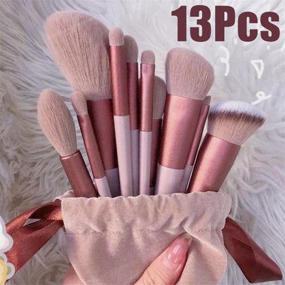 Lot de 13 pinceaux de maquillage – Outils de beauté cosmétiques professionnels