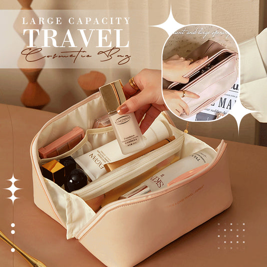 Trousse de Toilette de Voyage Grande Capacité Multifonction Sac Cosmétique de Voyage Organisateur de Toilette pour Femmes Trousse de Maquillage