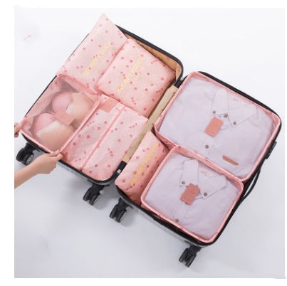 Durable Waterproof Nylon Packing Cube Travel Organizer Set (6 Pieces)