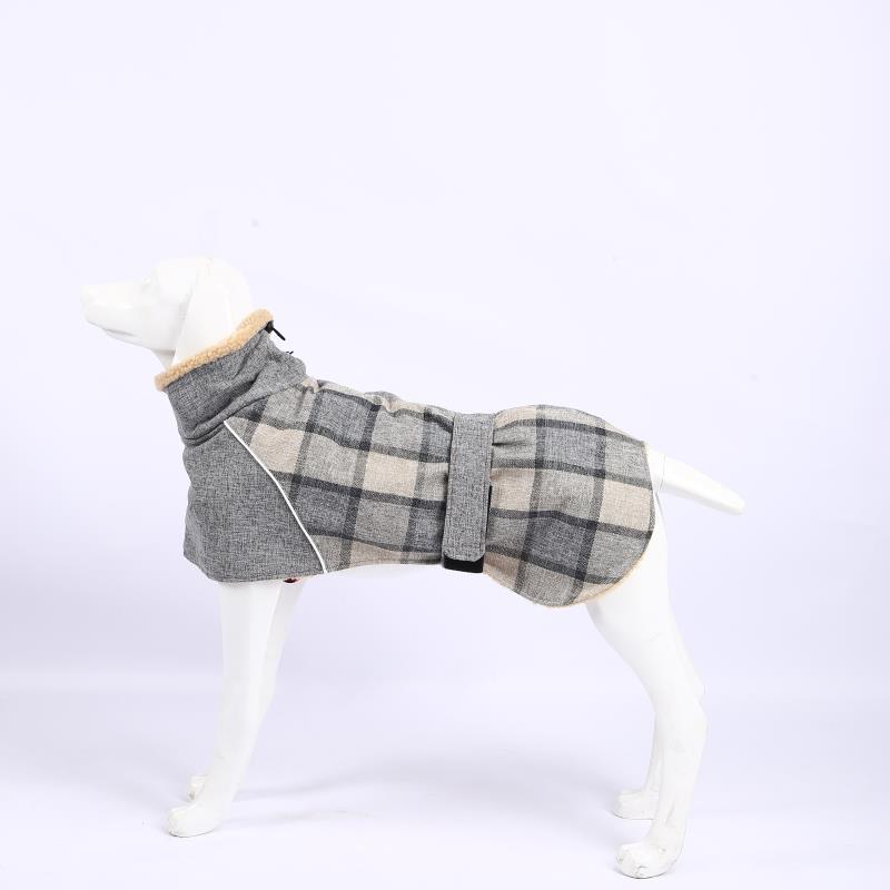 Wool Plaid Pet Clothes – Ζεστό Καρό Ρούχο Σκύλου