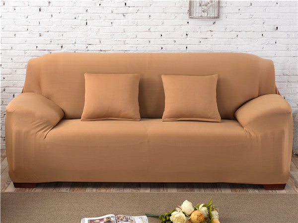 Modern Solid Color Lamb Wool Sofa Cover – Plush Anti-Slip Sofa Protector