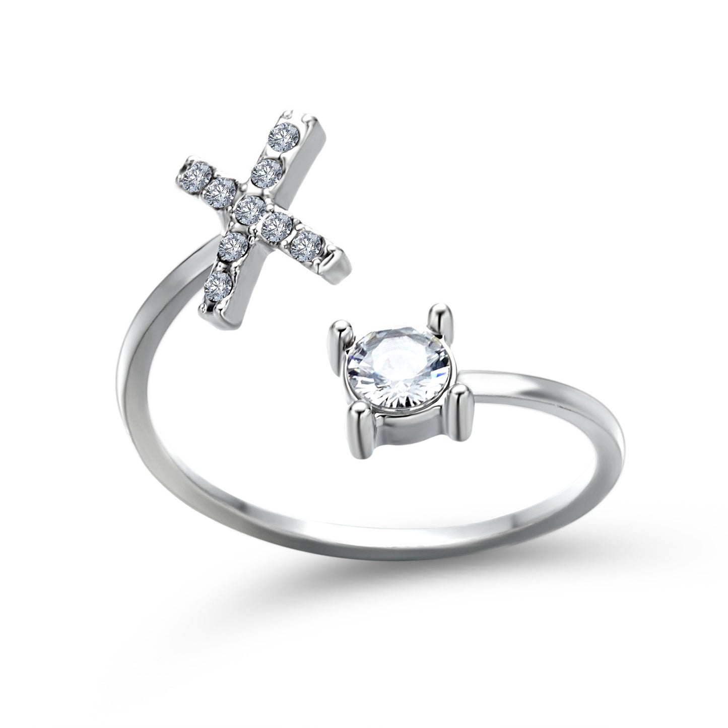 Adjustable 26 Initial Letter Ring – Elegant Fashion Jewelry for Women
