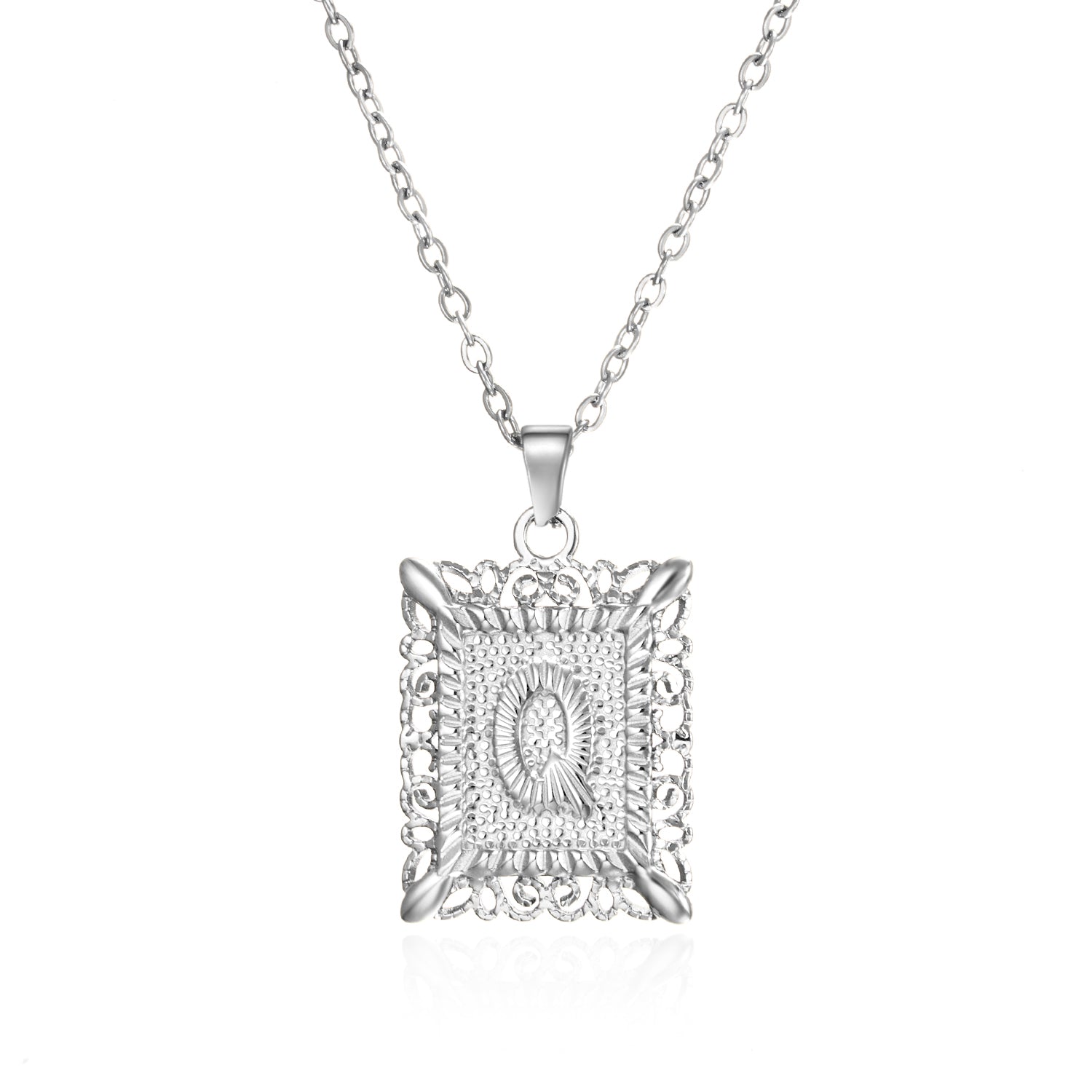 Initial Letter Necklace – Κολιέ με Αρχικό Γράμμα Α-Ζ από Ανοξείδωτο Ατσάλι
