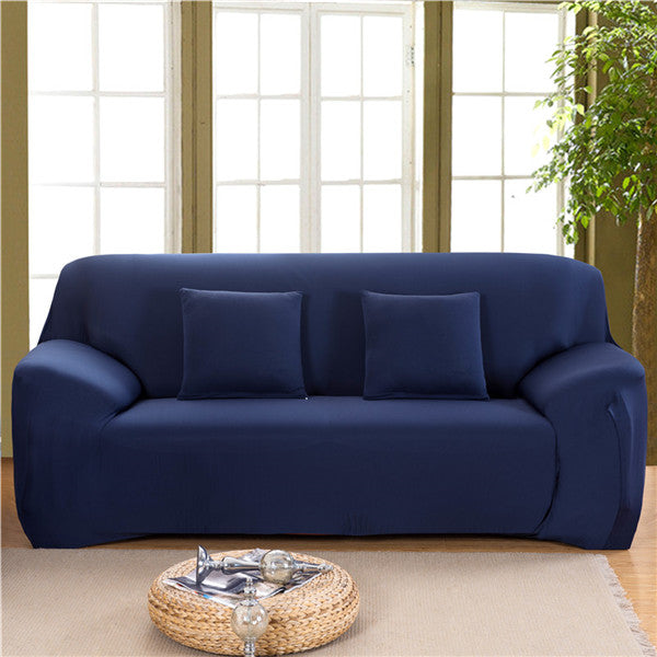 Modern Solid Color Lamb Wool Sofa Cover – Plush Anti-Slip Sofa Protector