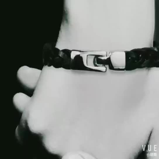 Vintage Leather Woven Bracelet – Alloy & Leather Men’s Jewellery