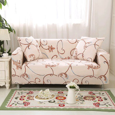 Printed Stretch Sofa Cover Protective Slipcover Modern Design