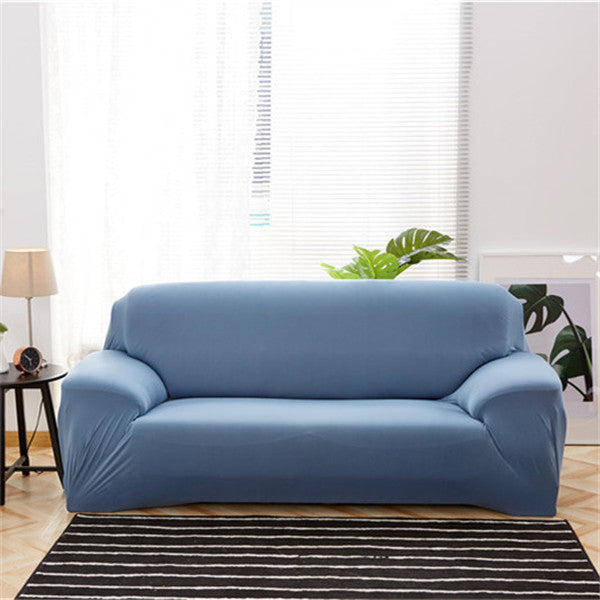 Modern Solid Color Lamb Wool Sofa Cover – Plush Anti-Slip Sofa Protector