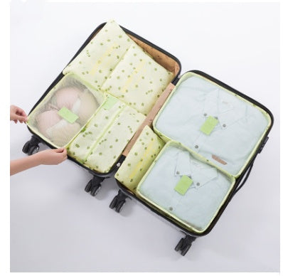 Durable Waterproof Nylon Packing Cube Travel Organizer Set (6 Pieces)