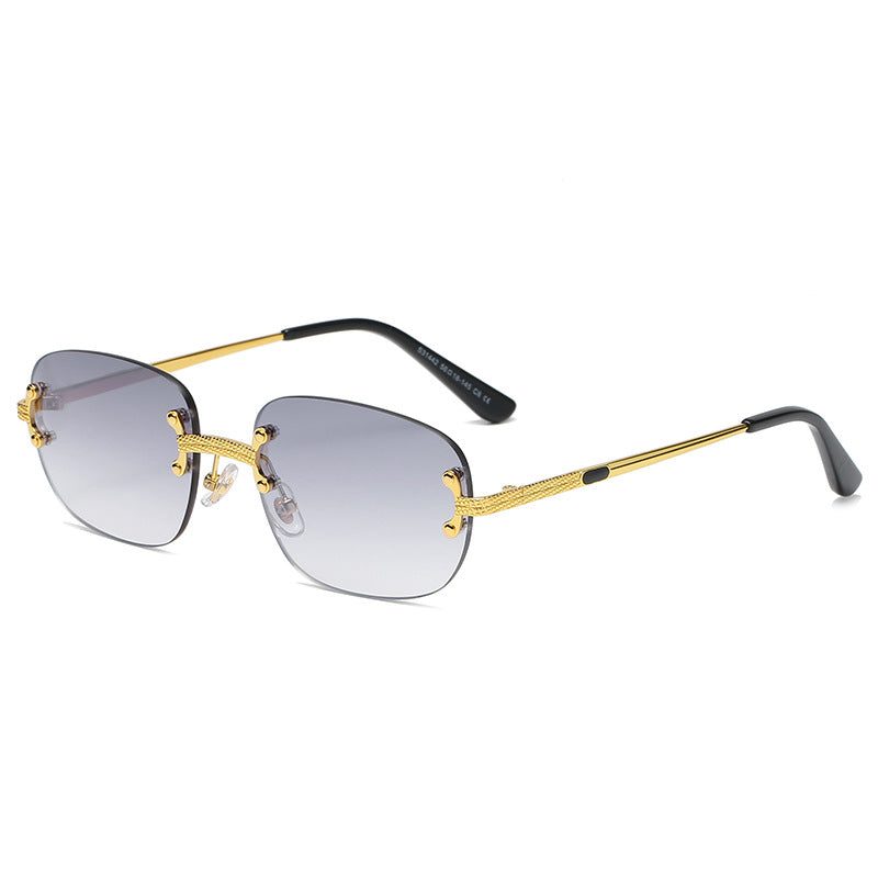 S31442 Frameless Square Sunglasses – Punk Style UV400