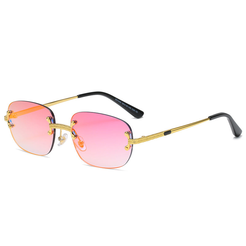 S31442 Frameless Square Sunglasses – Punk Style UV400