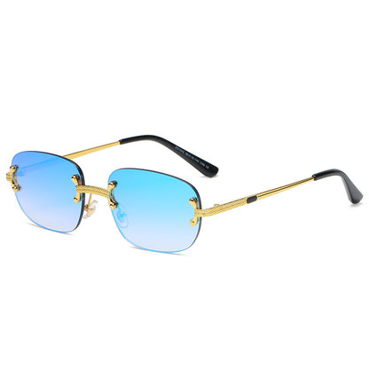 S31442 Frameless Square Sunglasses – Punk Style UV400