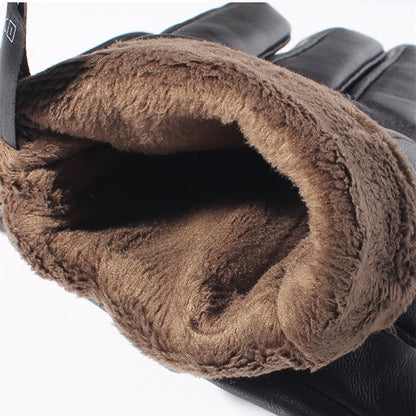Men’s Sheepskin Leather Gloves – Winter Warm & Touchscreen