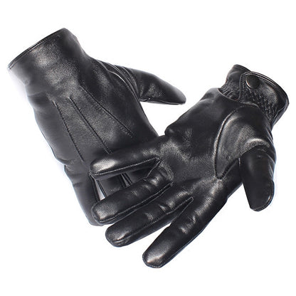 Men’s Sheepskin Leather Gloves – Winter Warm & Touchscreen