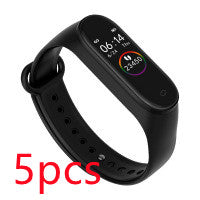 Smart Fitness Bracelet Waterproof Health Tracker with Heart Rate, Blood Pressure & Blood Oxygen Monitoring