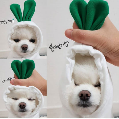 Cute Fruit Dog Hoodie – Warm Winter Pet Clothes