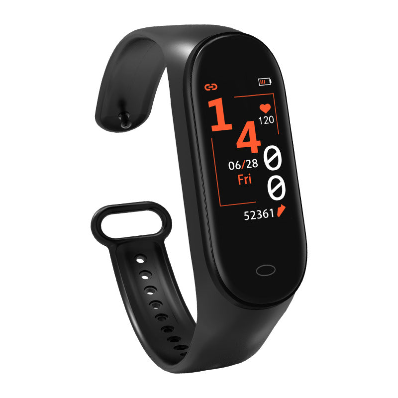 Smart Fitness Bracelet Waterproof Health Tracker with Heart Rate, Blood Pressure & Blood Oxygen Monitoring