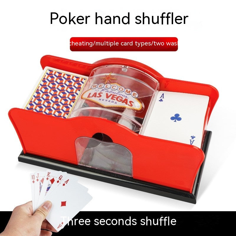 Poker Card Hand Shuffler – Manual Crank Card Shuffling Machine