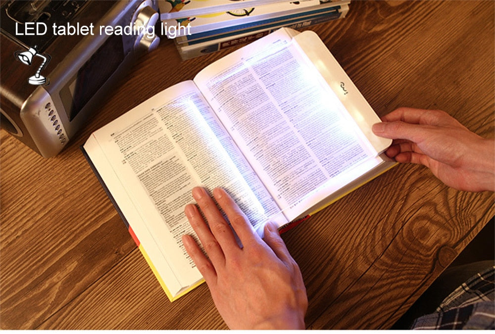 LED Flat Panel Book Light – Eye-Protection Reading Lamp for Night