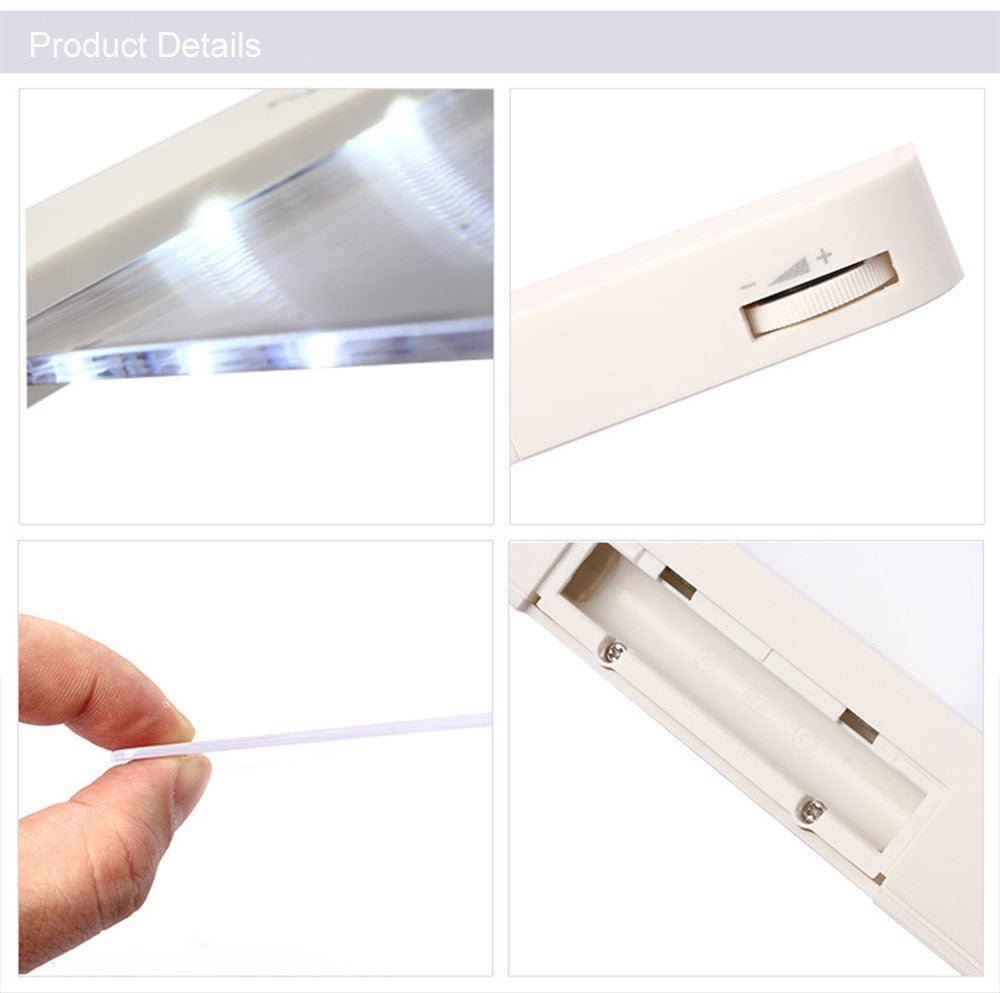 LED Flat Panel Book Light – Eye-Protection Reading Lamp for Night