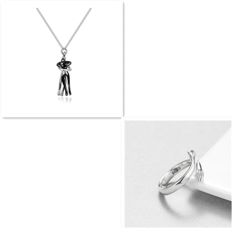 Love Hug Necklace – Unisex Couple Jewelry
