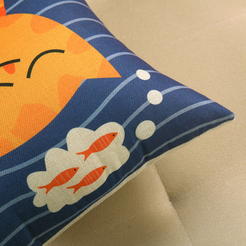Printed Cartoon Cushion Cover – Διακοσμητική Θήκη Μαξιλαριού