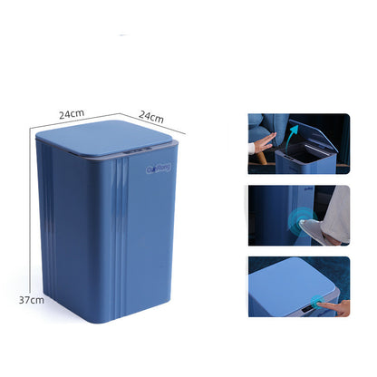 Home Kitchen Bathroom Smart Trash Can Automatic Induction Type