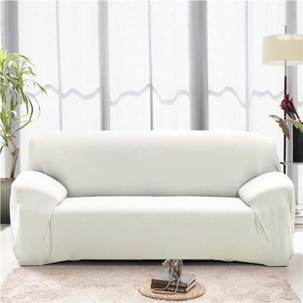 Modern Solid Color Lamb Wool Sofa Cover – Plush Anti-Slip Sofa Protector