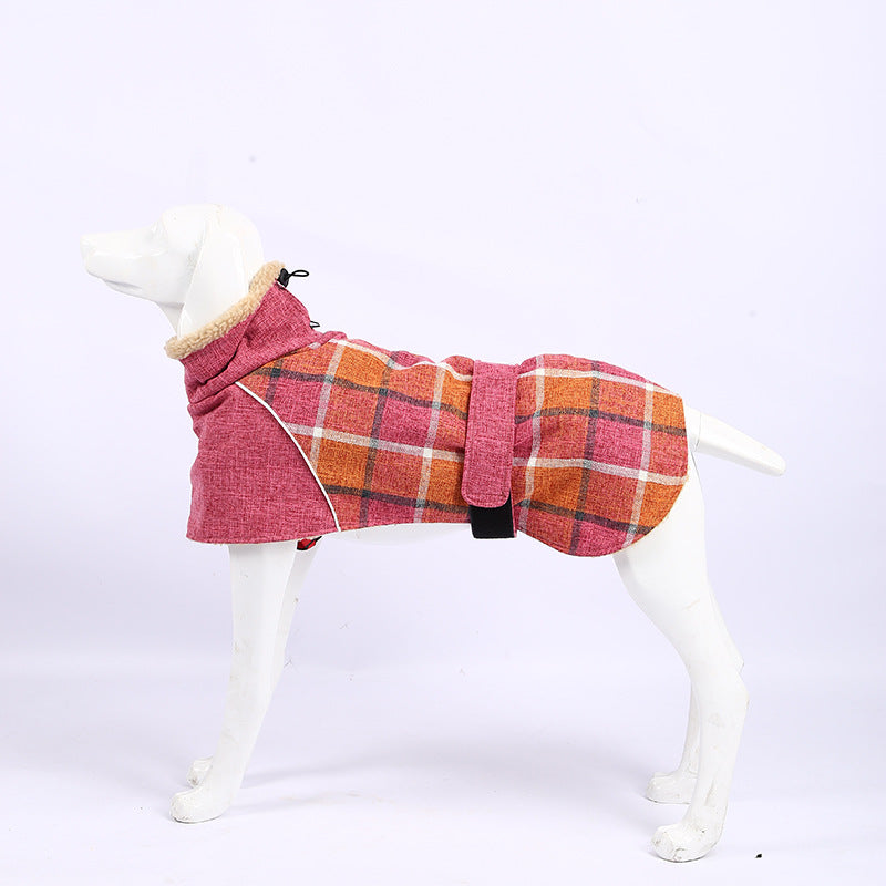 Wool Plaid Pet Clothes – Ζεστό Καρό Ρούχο Σκύλου