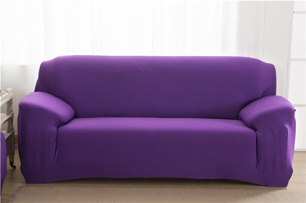 Modern Solid Color Lamb Wool Sofa Cover – Plush Anti-Slip Sofa Protector