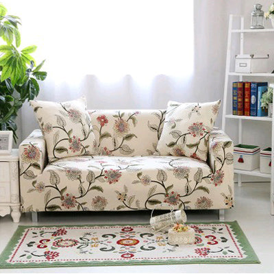 Printed Stretch Sofa Cover Protective Slipcover Modern Design
