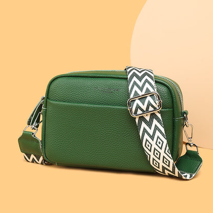 Fashion Crossbody Shoulder Bag with Rhombus Embroidery – Cute Small Square Bag
