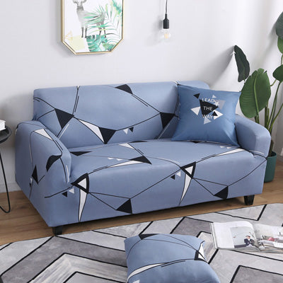 Printed Stretch Sofa Cover Protective Slipcover Modern Design