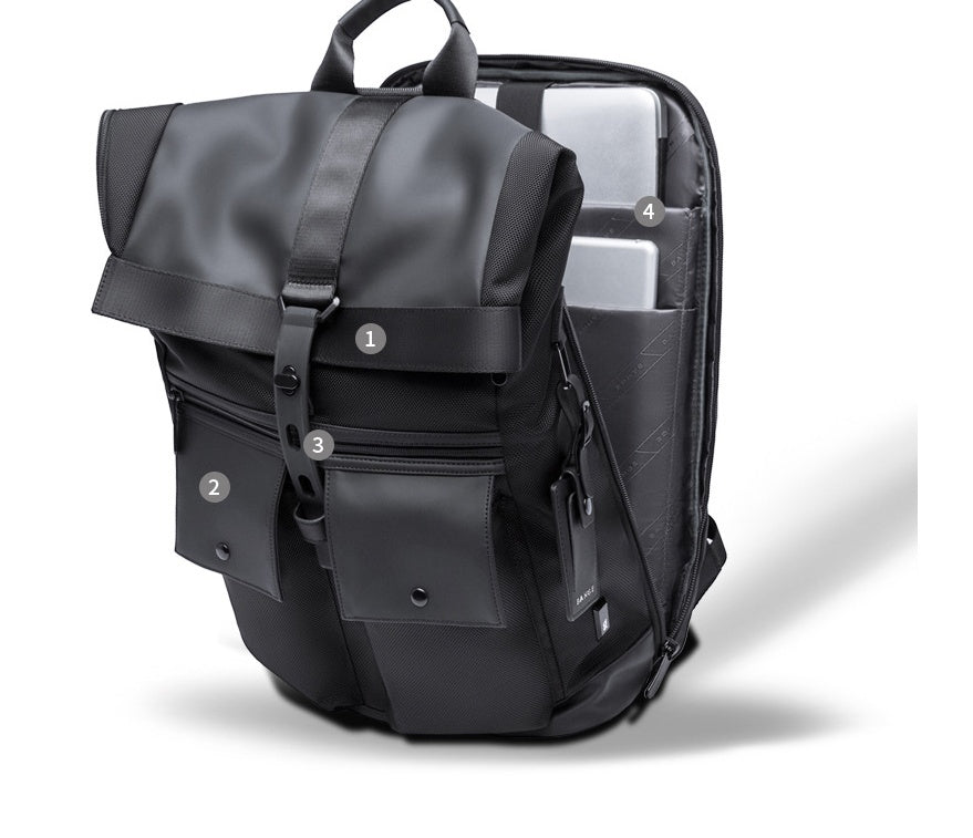 Men’s Anti-Theft Laptop Backpack – Waterproof USB Travel Bag