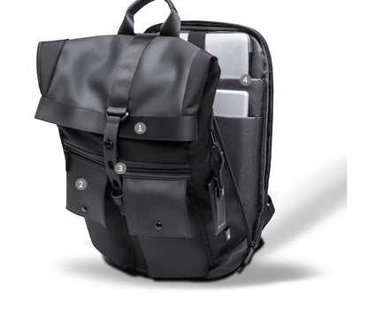 Men’s Anti-Theft Laptop Backpack – Waterproof USB Travel Bag