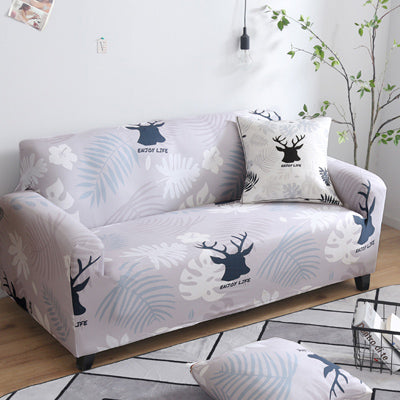 Printed Stretch Sofa Cover Protective Slipcover Modern Design