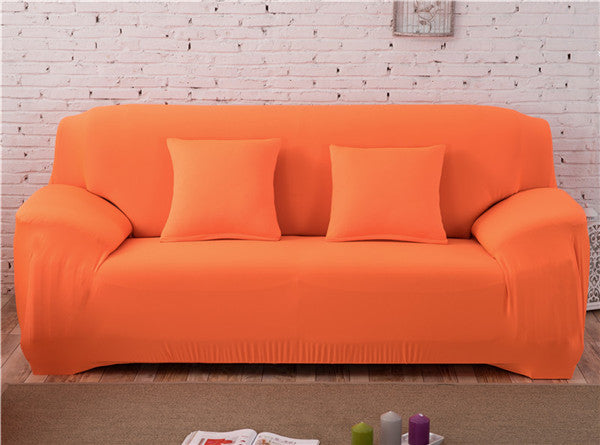 Modern Solid Color Lamb Wool Sofa Cover – Plush Anti-Slip Sofa Protector