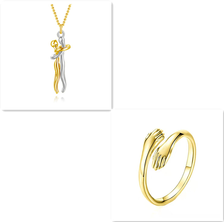 Love Hug Necklace – Κολιέ Αγκαλιάς για Ζευγάρια & Lovers