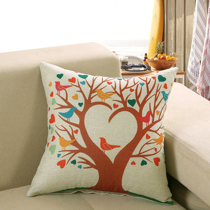 Printed Sofa Cushion Cover Pillowcase