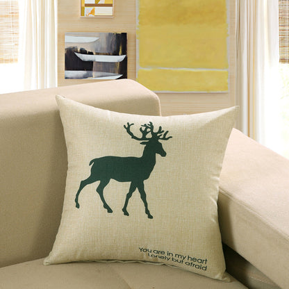 Printed Sofa Cushion Cover Pillowcase