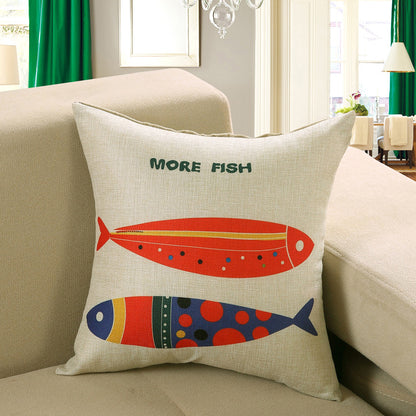 Printed Sofa Cushion Cover Pillowcase
