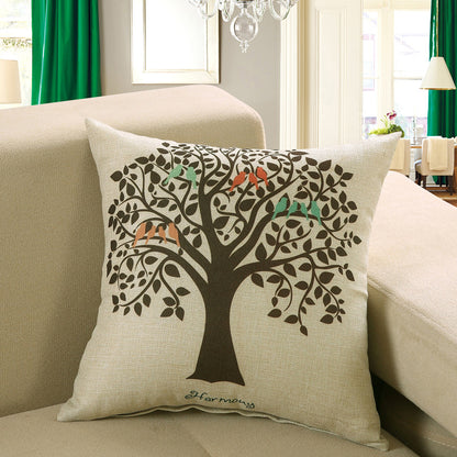 Printed Sofa Cushion Cover Pillowcase