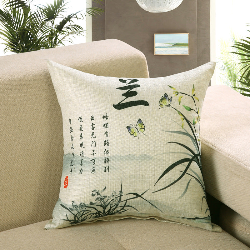Printed Sofa Cushion Cover Pillowcase