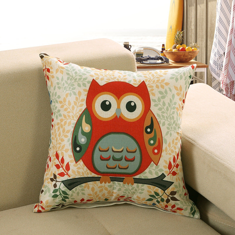 Printed Sofa Cushion Cover Pillowcase