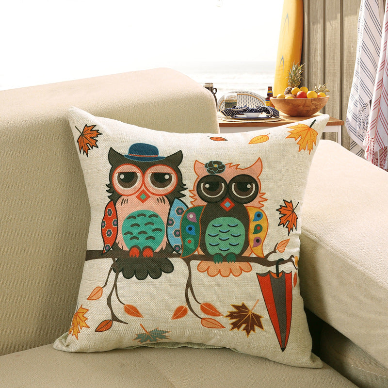 Printed Sofa Cushion Cover Pillowcase