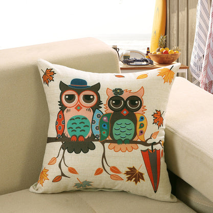 Printed Sofa Cushion Cover Pillowcase