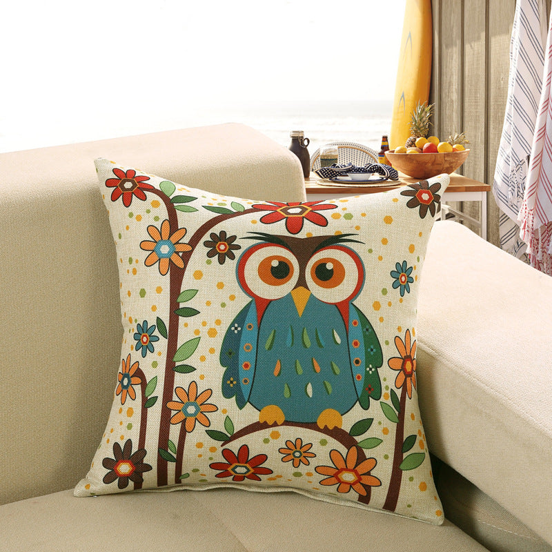 Printed Sofa Cushion Cover Pillowcase