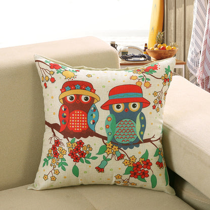 Printed Sofa Cushion Cover Pillowcase