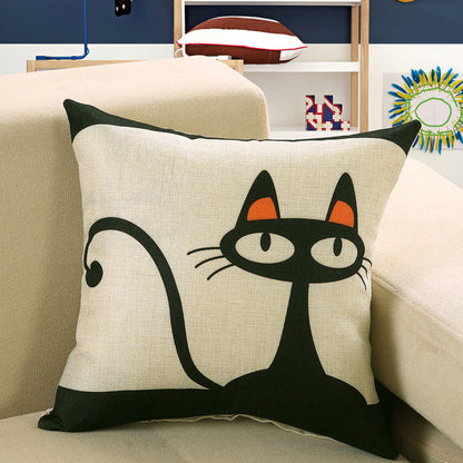 Printed Sofa Cushion Cover Pillowcase